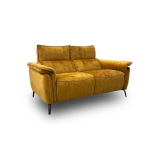 Furniture Village ‘Jude’ 2 Seater Sofa Velvet 52002 Heritage Saffron | RRP £1600