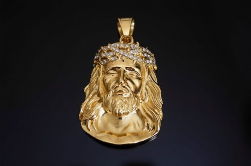 Jesus piece pendant necklace - jesus,