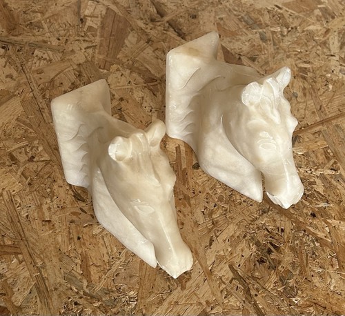 Vintage carved stone - vintage, horse