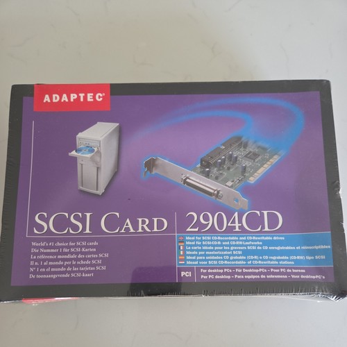 Adaptec 2904cd pci scsi card - 2904cd,