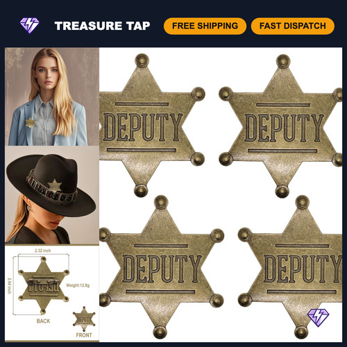 Adult deputy sheriff badge - deputy,
