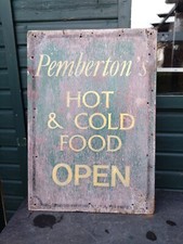 Vintage wooden advertising - wooden,