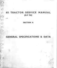 Massey Ferguson Tractor MF65 Workshop Service Manual - MF 65
