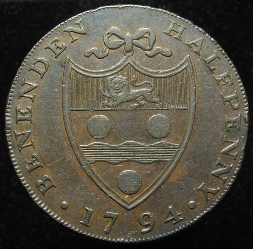 British conder token kent - conder,