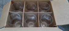 6 BOXED APPLETISER BRANDED GLASS SCHWEPPES  MANCAVE BREWERIANA BNIB