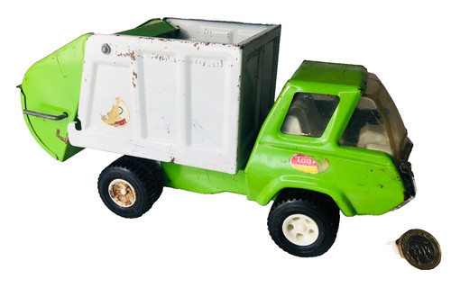 Toy car tonka - car, garbage