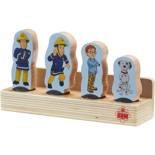 Wooden fireman sam figure pack - sam,