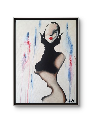 Surreal woman 12x16 - woman,