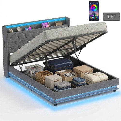 Homcom lift storage - up, bed