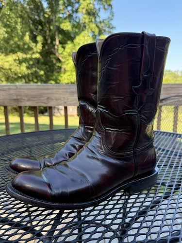 Lucchese black cherry - black,