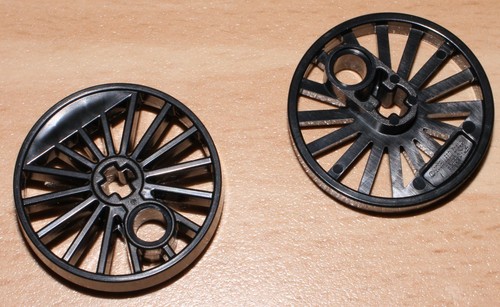 Lego train wheels - 2x, spoked