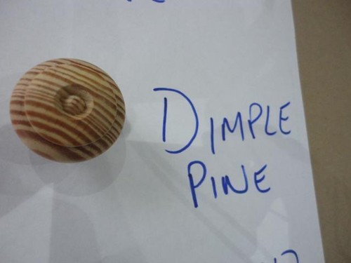 Thirty dimple solid pine - dimple,