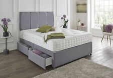 ORTHOPAEDIC DIVAN BED SET AND MATTRESS WITH HEADBOARD 3FT 4FT6 Double 5FT King