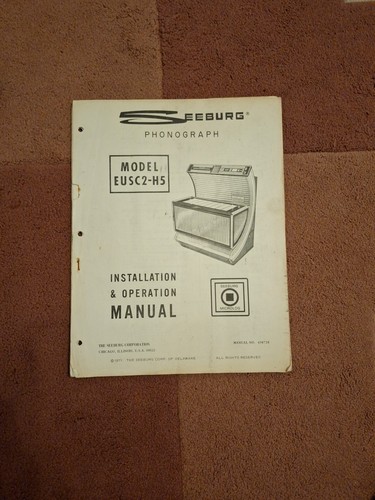 Seeburg model eusc2 - model, eusc2-h5