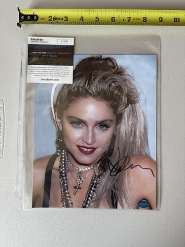 Madonna autographed signed - autographed,