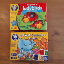 ORCHARD TOYS GAMES x 2 - FIRST