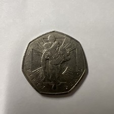 2006 WOUNDED SOLDIER 50p COIN