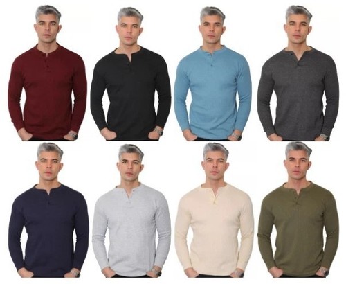 Mens henley jumper top plain - mens,