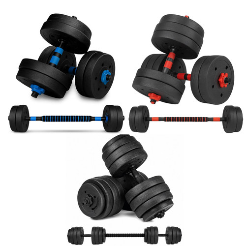 Adjustable dumbbell barbell - dumbbell, &