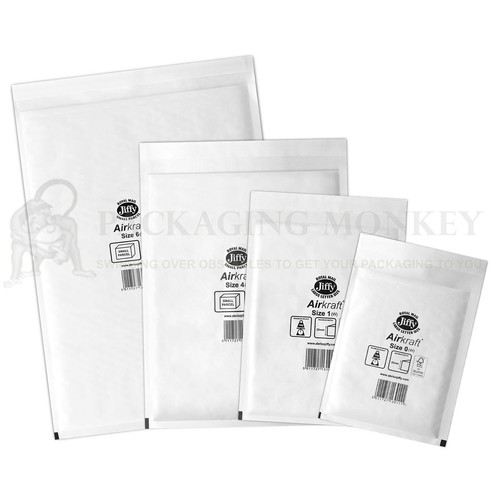 Genuine white jiffy padded - jiffy,