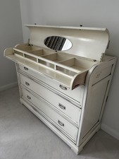 Stilema Wooden Chest Of Drawers With Mirror