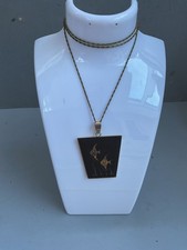 Vintage Damascene Pendant