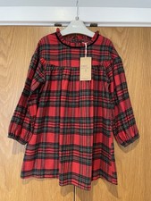 NEW Next Girls Red Tartan