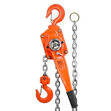 VEVOR Lever Block Chain Hoist G80 Ratchet Hoist 6600lb Capacity 20ft Lifter