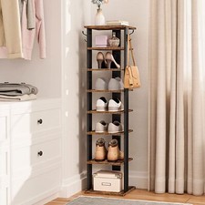 Shoe Rack Wooden Tall Shoe