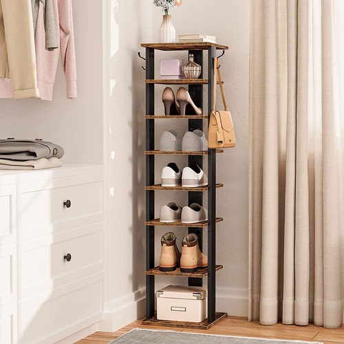 Shoe rack wooden - rack, tall