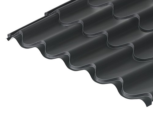 Metal tile effect roof - tile,