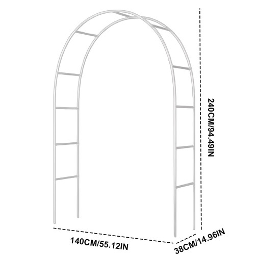 Garden arch trellis - 2.4m,