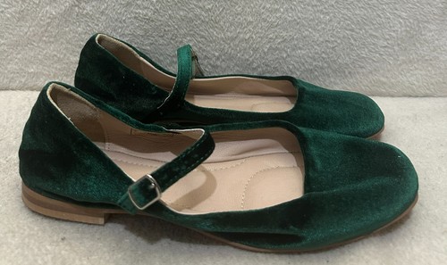 Hush puppies green velours - green,