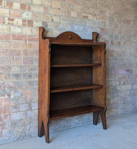 Antique oak arts crafts - crafts, open