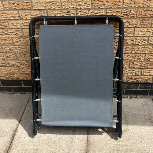 Foldable camping bed grey - camping, bed,