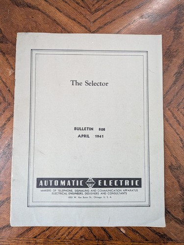 Automatic electric strowger - electric,