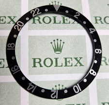 ORIGINAL ROLEX 16700 1988 TO 1999 BLACK BEZEL INSERT USED IN EXCELLENT CONDITION