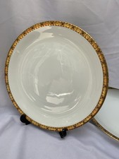 Thomas German Porcelain Plates with Gold Rim