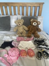 Build A Bear X2 With 3 Outfits