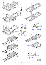 Jaguar Genuine Undertray Fits