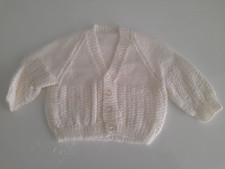 Baby boy's Brand new Hand knitted Cardigan (64 Tub 3)