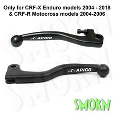 Honda Brake & Clutch Levers CRF 250 450 X 04-18 Apico Black Hard Anodised Forged