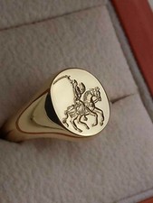 Hallmark International  hand engraved Family crest rings  Hatton Garden workshop