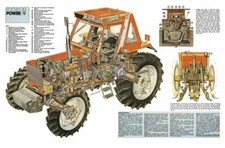 Fiat 880 DT Tractor Cutaway