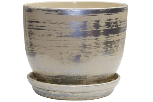 Ceramic plant pots with saucer - plant,