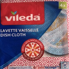Vileda Dish Cloth With 50%