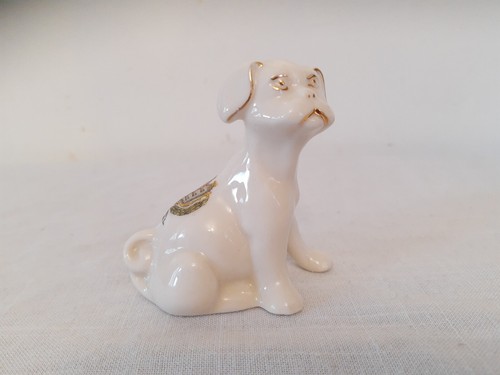 Small dog figurine miniature - small,