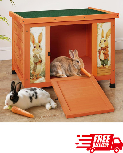 Rabbit hutch outdoor - rabbit,