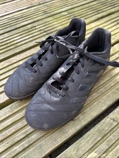 Adidas Football Goletto VII Black Astro Turf Trainers UK Kids 3