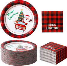 Christmas Plates and Napkins